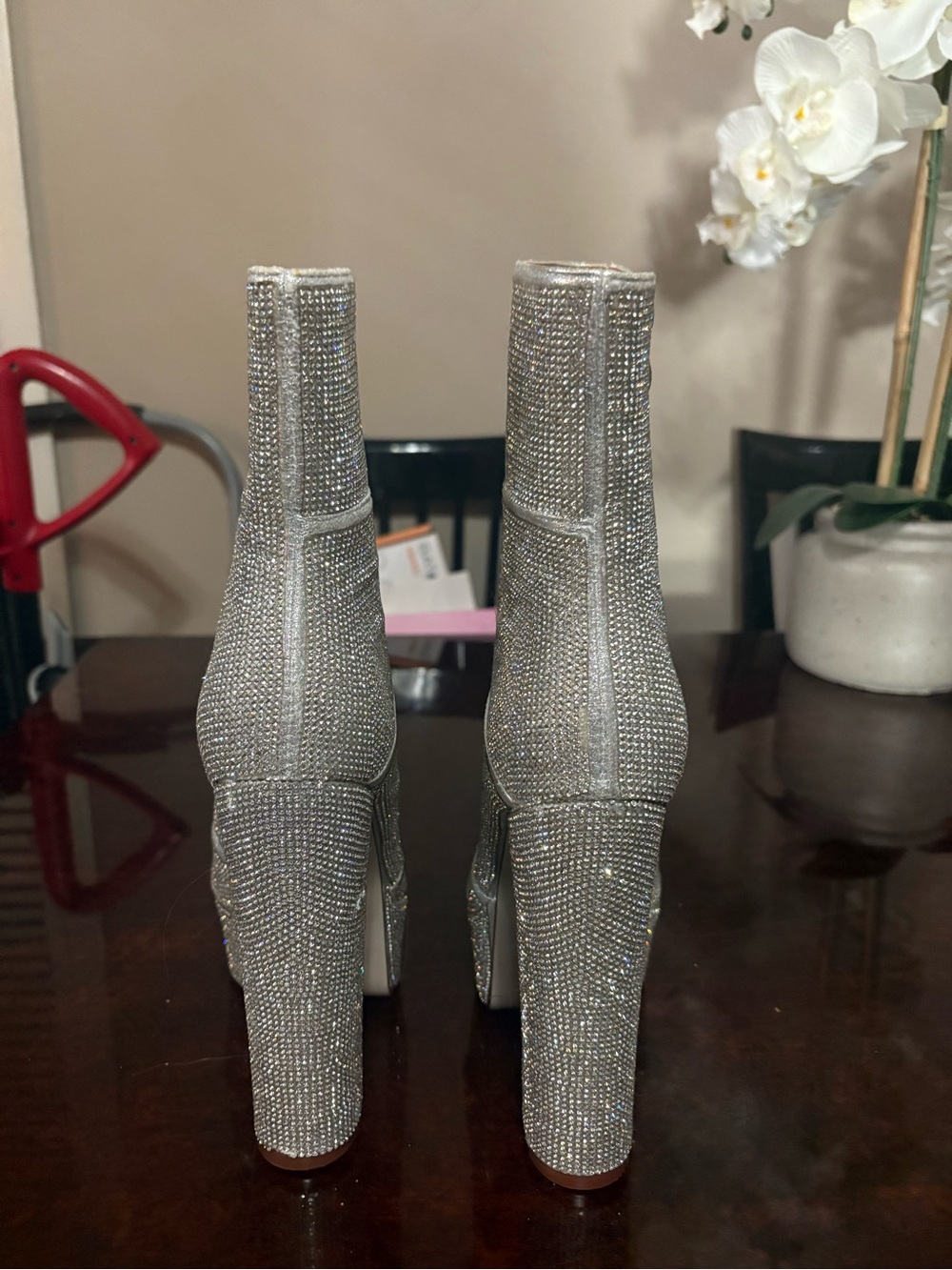 Azalea Wang Rhinestone Booties - Picture 4 of 7